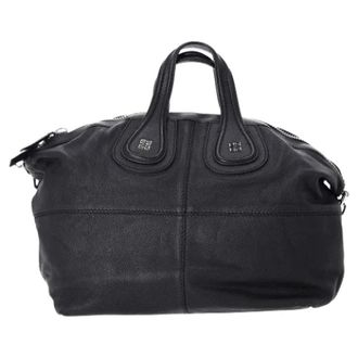 Givenchy Pre-owned Large Nightingale Satchel Handtas - Dames - Pre-owned - Zwart - Maat: ONE Size Leer