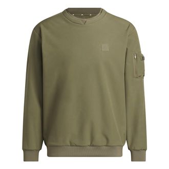 adidas Climawarm Brushed Sweatshirt Asia Sizing Olive Strata KH0131