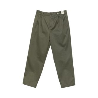 Myths Pantalones rectos con detalle de pinzas - Trousers - Hombre - Verde - XL
