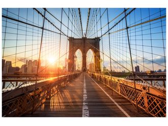 Schubiger M&ouml;bel Digitaldruck auf Acrylglas Brooklyn Bridge