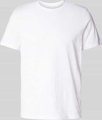 Mc Neal T-Shirt mit Stehkragen in Weiss, Gr&ouml;&szlig;e XXL