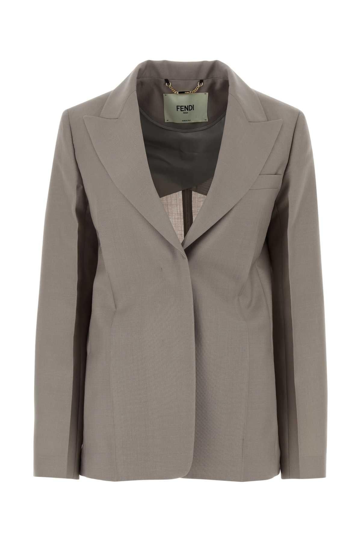 ジャケット Fendi Ivory Wool Blend Blazer Fendi Ivory Wool Blend Blazer | italist