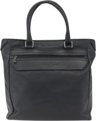 Ferragamo Pre-owned Tote Bags, female, Black, Size: ONE SIZE Pre-owned Tote Bag