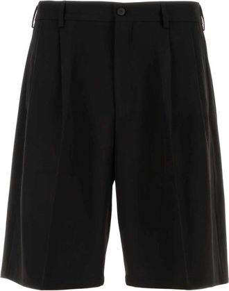 Cellar Door Lenny Bermuda Shorts - Heren - Korte Broeken - Zwart - M - Leer - Korte Broeken