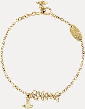 Vivienne Westwood Lyall Bracelet Gold-white-cz- Gold-white-cz- Women
