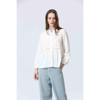 See U Soon Blouse met lange mouwen en kant