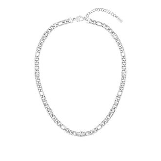 BOSS Figaro-chain necklace with Double B monograms