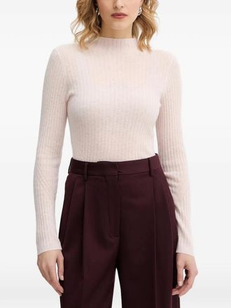 BOSS ribbed-knit sweater - Rosa