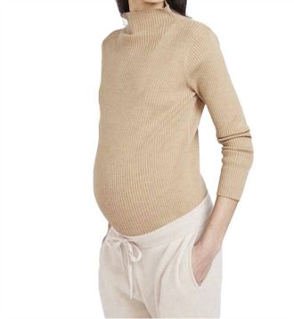 Hatch WomenS The Nina Turtleneck In Beige