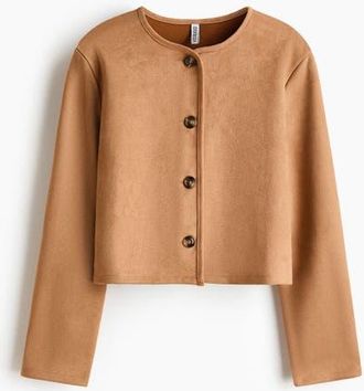 H&M Cardigan in Dark Beige at Nordstrom, Size Xx-Large