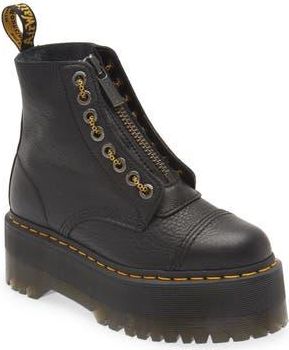 Dr. Martens Sinclair Max Platform Bootie in Black Pisa at Nordstrom Rack, Size 5Us/ 3Uk