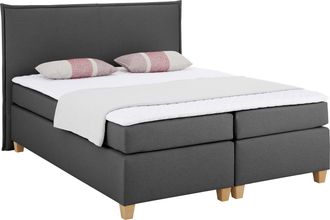 HOME AFFAIRE Boxspringbett »Houssay« inkl. Topper, 5 Breiten, 2 Härtegraden auch in Überlänge 220 cm