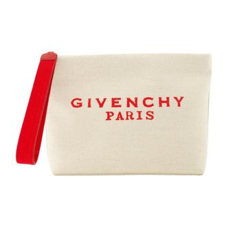 Givenchy Tassen, Dames, Beige, ONE Size, Katoen, Canvas Pouch