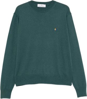 Vivienne Westwood Round-neck Truien - Heren - Ronde hals truien - Groen - L - Truien & Vesten