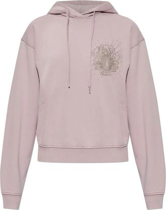 Diesel F-Phoeny Sweatshirt - Dames - Hoodies - Paars - L - Katoen - Hoodies & sweatvesten