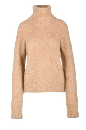 Sportmax Elgar High Neck Sweater - Beige