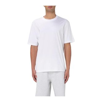 Brunello Cucinelli Brunello Cucinelli, T-Shirts, male, White, Size: M Short Sleeve Crew Neck T-Shirt