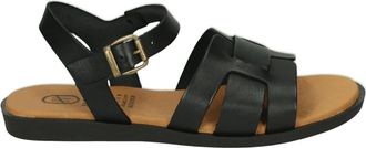 Hee Schoenen, Dames, Zwart, 39 EU, Leer, 26363 Vaquetilla Sandaal