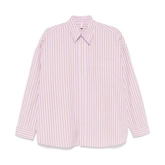 Sunflower Casual Shirts, male, Pink, Size: XL Pink Floral Shirt Long Sleeve