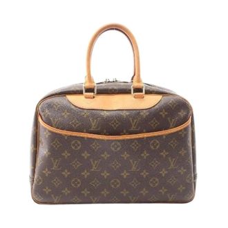 Louis Vuitton Pre-owned Handbags, female, Brown, Size: ONE SIZE Pre-owned Deauville Monogram Handbag