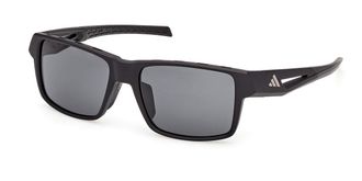 Adidas Sport SP0125 02A Mens Sunglasses Black Size 55