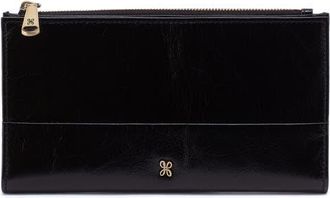 Hobo Large Jill Leather Bifold Wallet in Black at Nordstrom