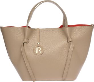 Isabella Rhea Beige Rundleer Tas