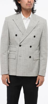 Versace Giacca Doppiopetto Uno Spacco Revers a Lancia Versace