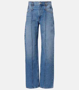 Isabel Marant Drolane high-rise straight jeans