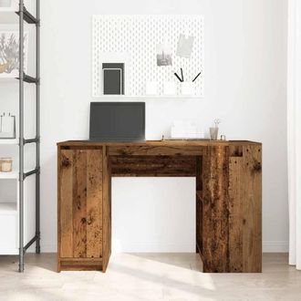 Berkfield Home Durable Desk Old Wood 120x42x76 cm Engineered Wood in Brown | Size: 120 x 42 x 76 cm