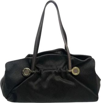 Bulgari Pre-owned Vintage Schoudertas Tote - Dames - Vintage Schoudertas - Bruin - ONE Size - Leer - Vintage