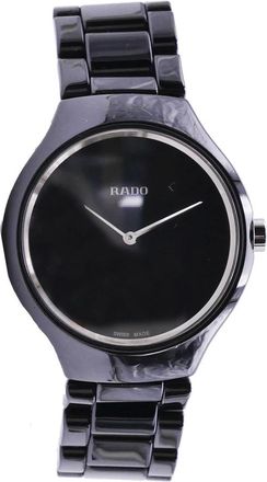 Rado True Thinline Horloge - Dames - Horloges - Zwart - ONE Size - Accessoires