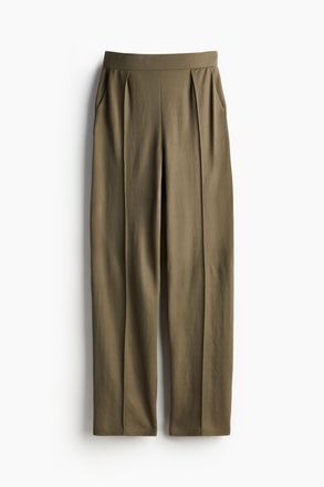 H&M Elegante Hose mit hohem Bund - Green