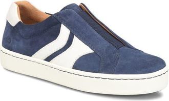 B&oslash;rn Beck Slip-On Sneaker in Navy Suede at Nordstrom, Size 8