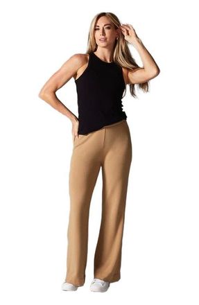 Tavi Cozy Luxe Wide Leg Pant in Camel at Nordstrom, Size X-Small 31