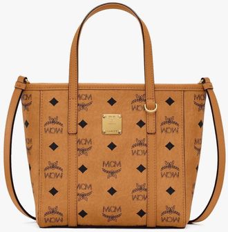 MCM Mini Toni Top-Zip Shopper in Visetos