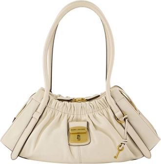 Marc Jacobs The Satchel Shoulder Bag - Dames - Schoudertassen - Beige - ONE Size - Leer - Tassen