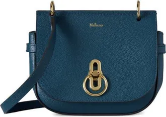 Mulberry Small Amberley Leather Satchel in Out Of The Blue at Nordstrom