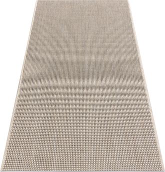 RugsX Rugsx - Alfombra De Cuerda Sisal Floorlux 20580 Llanura Color S&oacute;lido - Champ&aacute;n / Gris Pardo Beige 160x230 Cm
