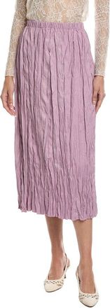 Lafayette 148 New York Crinkle Midi Skirt