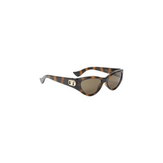 Valentino Accessoires, Dames, Veelkleurig, ONE Size, Acetaat Zonnebril