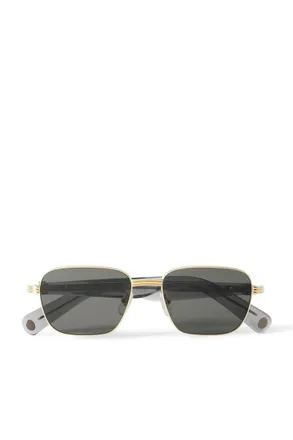 Cartier Première De Cartier D-Frame Recycled-Acetate and Gold-Tone Sunglasses