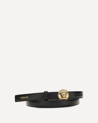 Versace Logo leather Belt Female 80
