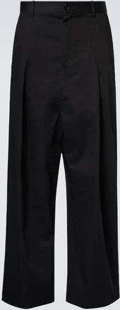 Loewe Low-rise cotton wide-leg pants