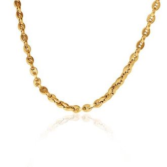 Lucky Brand Mens Gold-Tone Link 22 Chain Necklace, Polished Finish in Metallic Gold at Nordstrom