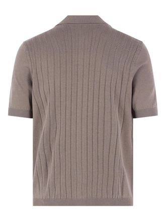 Brunello Cucinelli Mens Ribbed Buttoned Shirt Ss26 M