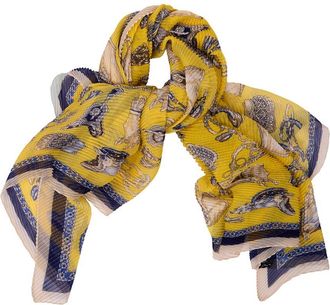 Saachi Saachi Pleated Equestrian Scarf