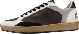 Crime London Deportivo Chelsea - Heren - Sneakers - Grijs - 41 EU - Leer - Schoenen