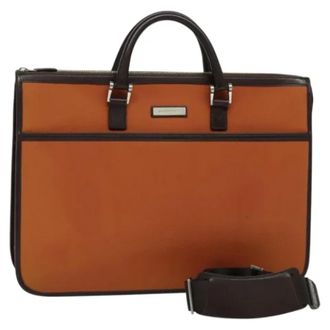 Burberry Pre-owned Nylon handbags - Dames - Vintage Handtas - Bruin - ONE Size - Nylon - Vintage