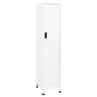 vidaXL Taquilla De Acero Blanco 38x45x180 Cm Vidaxl